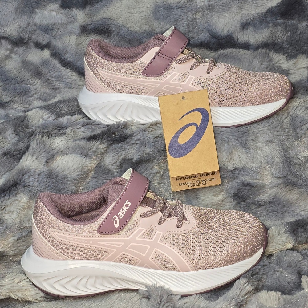NWT ASICS PRE EXCITE 10 PRE-SCHOOL‎ in Watershed Rose/Pale Pink Shoes size 2.5